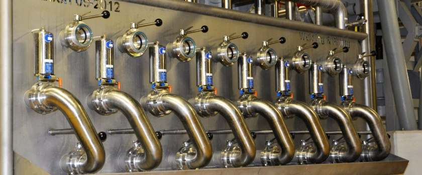 brewery piping